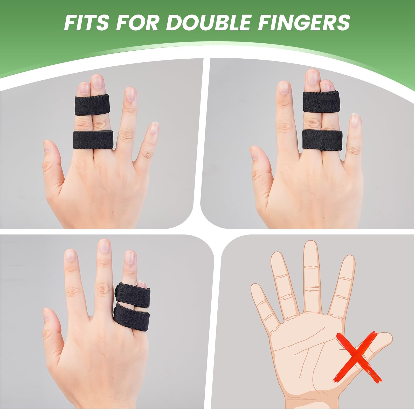 Buddy Tape Finger Straps, 10 Pack