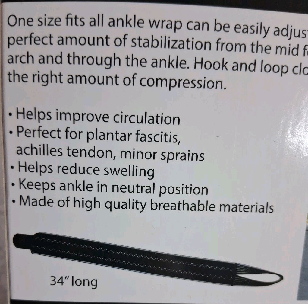 Ankle Armor / Custom Ankle Support / Unisex/ One Size Fits All / As Seen On TV