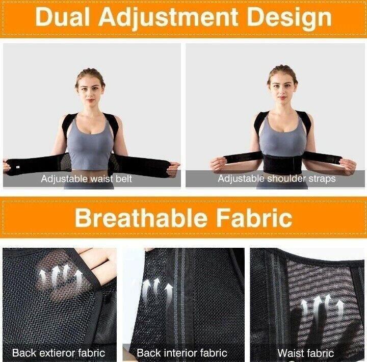 Maloow Posture Corrector Back Brace Size Large #215/234