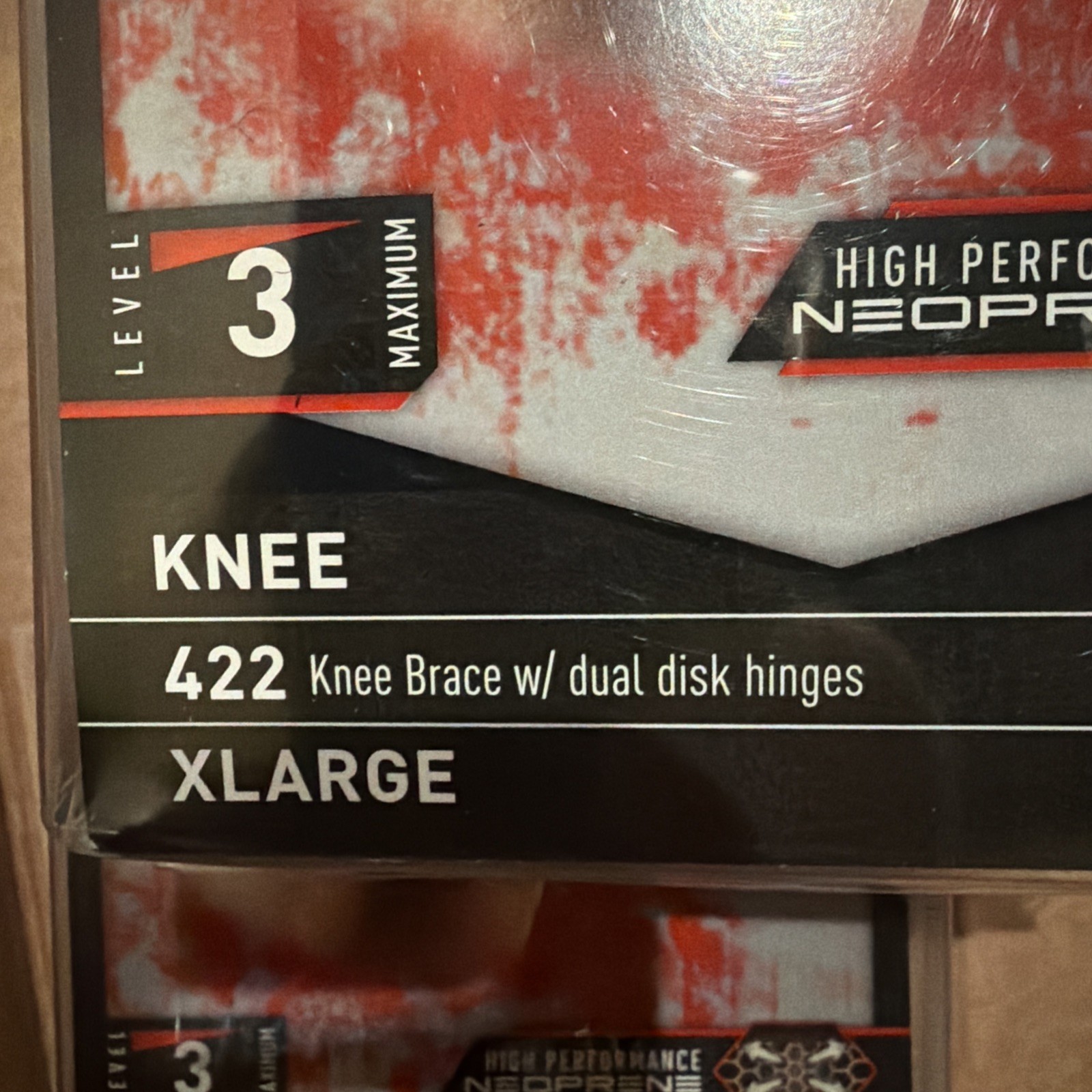 Mcdavid Level 3,Knee Brace w/dual disk hinge size x-Large 16-17.5