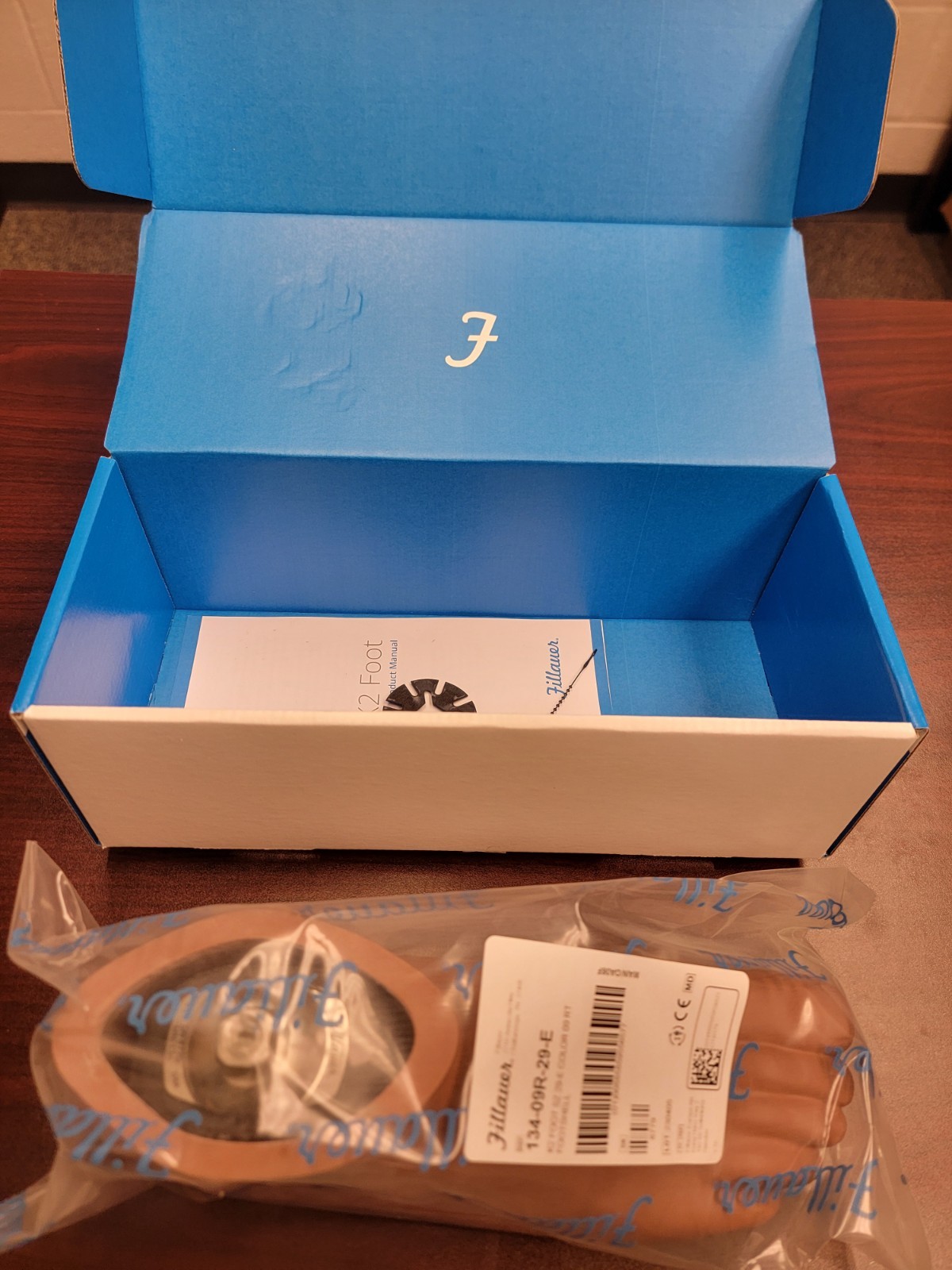 Fillauer K2 FOOT Size 29-E COLOR 09 RT WITH FOOTSHELL.