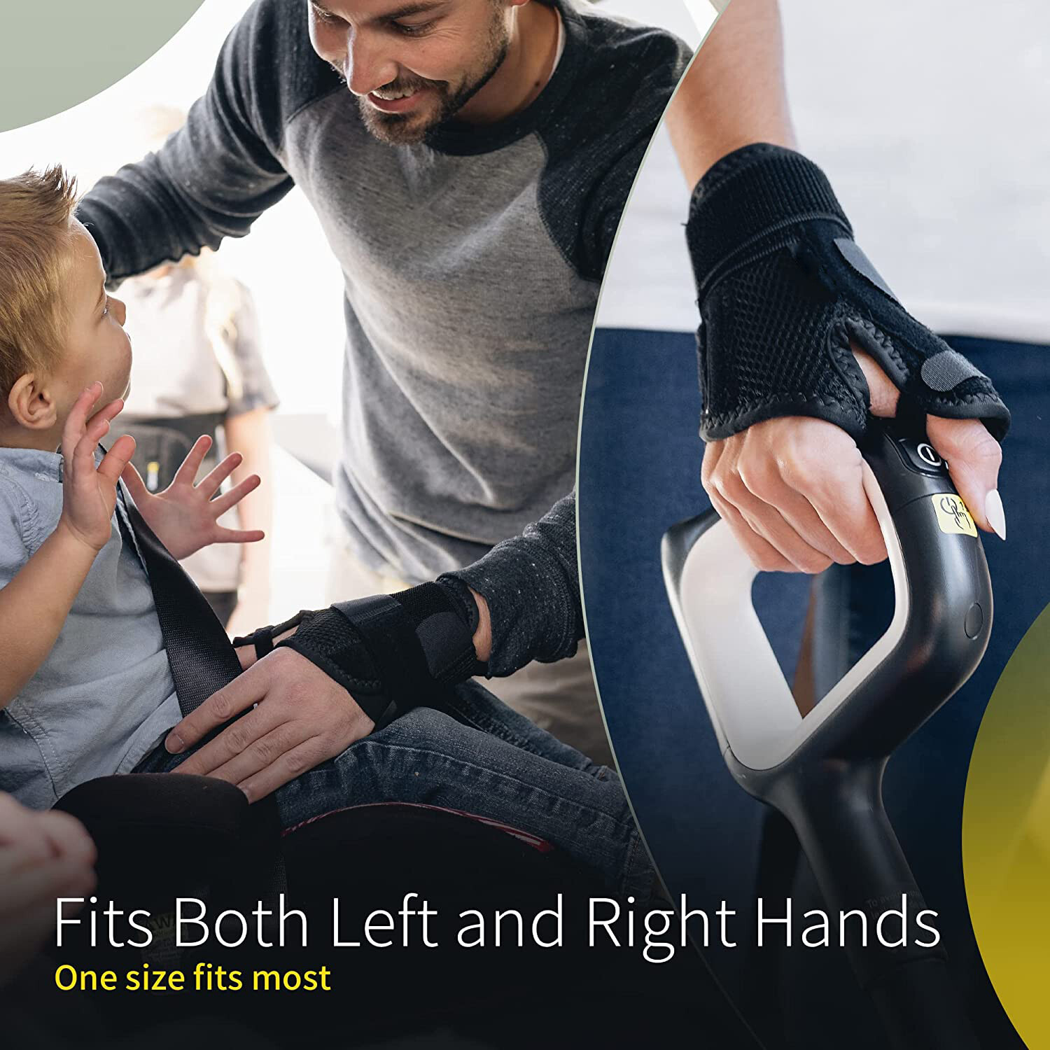 Thumb Splint Stabilizer Wrist Support Carpal Tunnel Tendonitis for Pain Relief