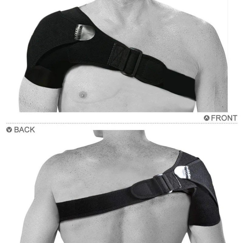 Shoulder Brace Support Compression Sleeve Torn Rotator Cuff AC Joint Pain Relief