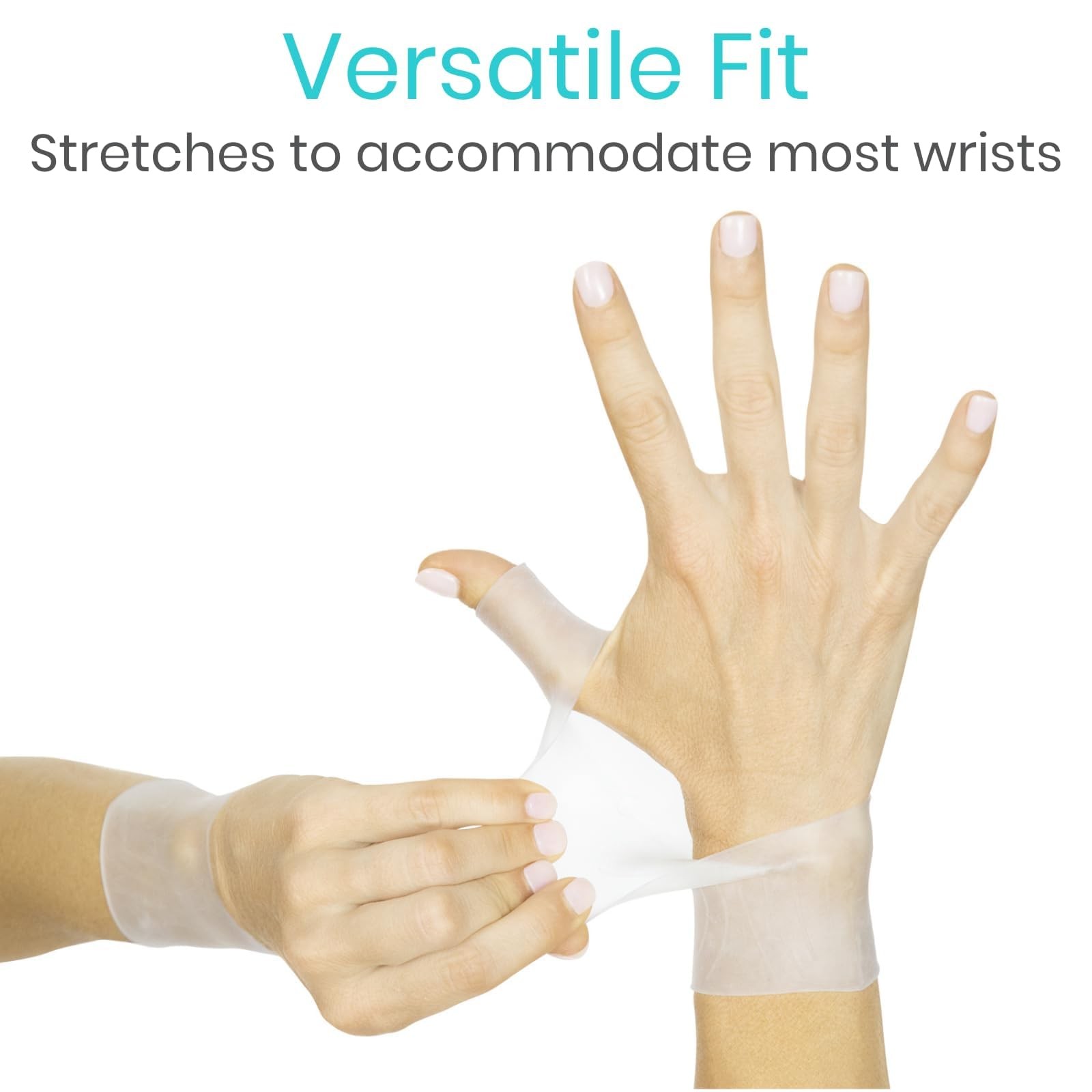 Gel Thumb Wrist Support (Pair) – Waterproof Wrist Brace – Hand Brace Cool Wrap f