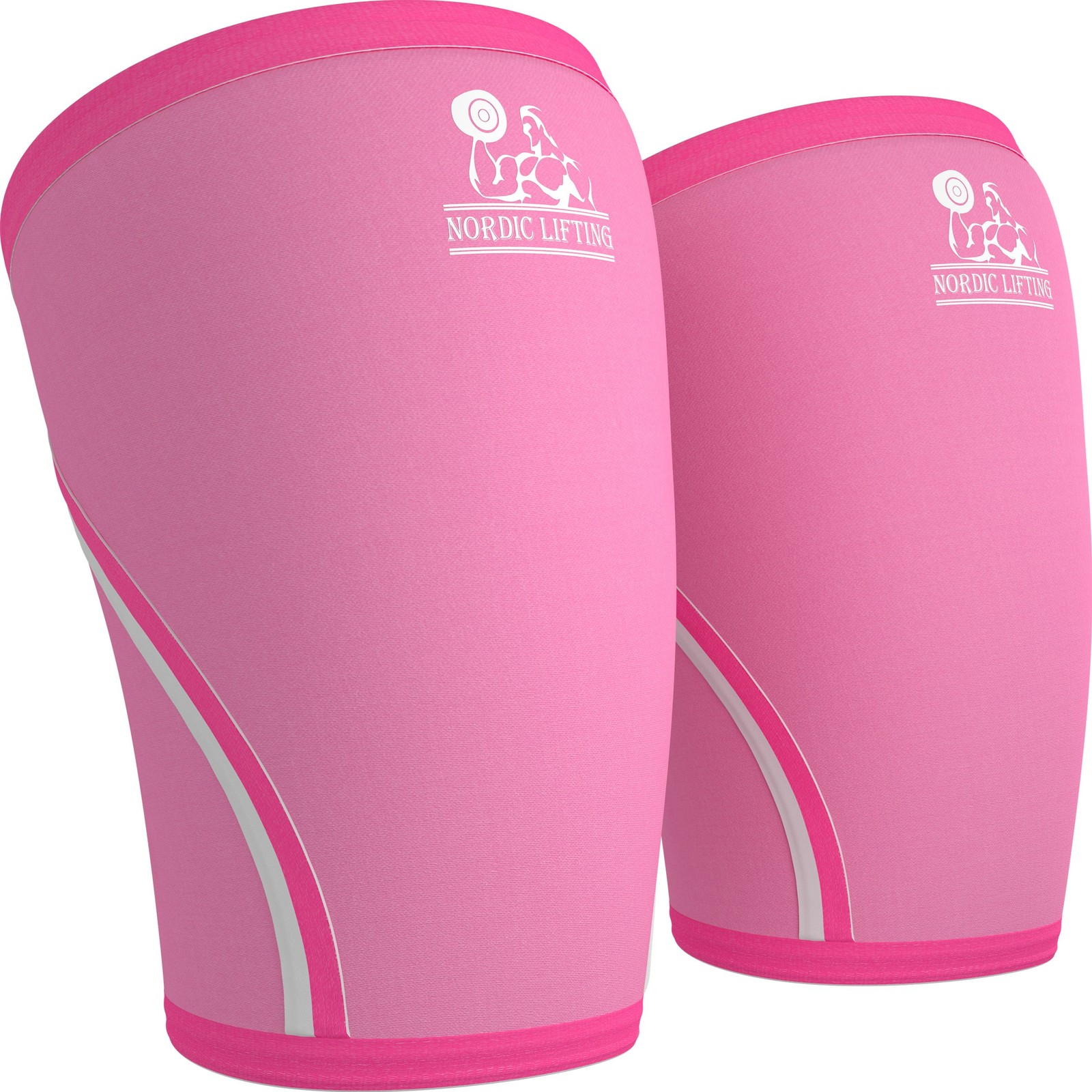 Knee Sleeves (1 Pair) Support & Compression for the Squats, 7mm Neoprene – by No
