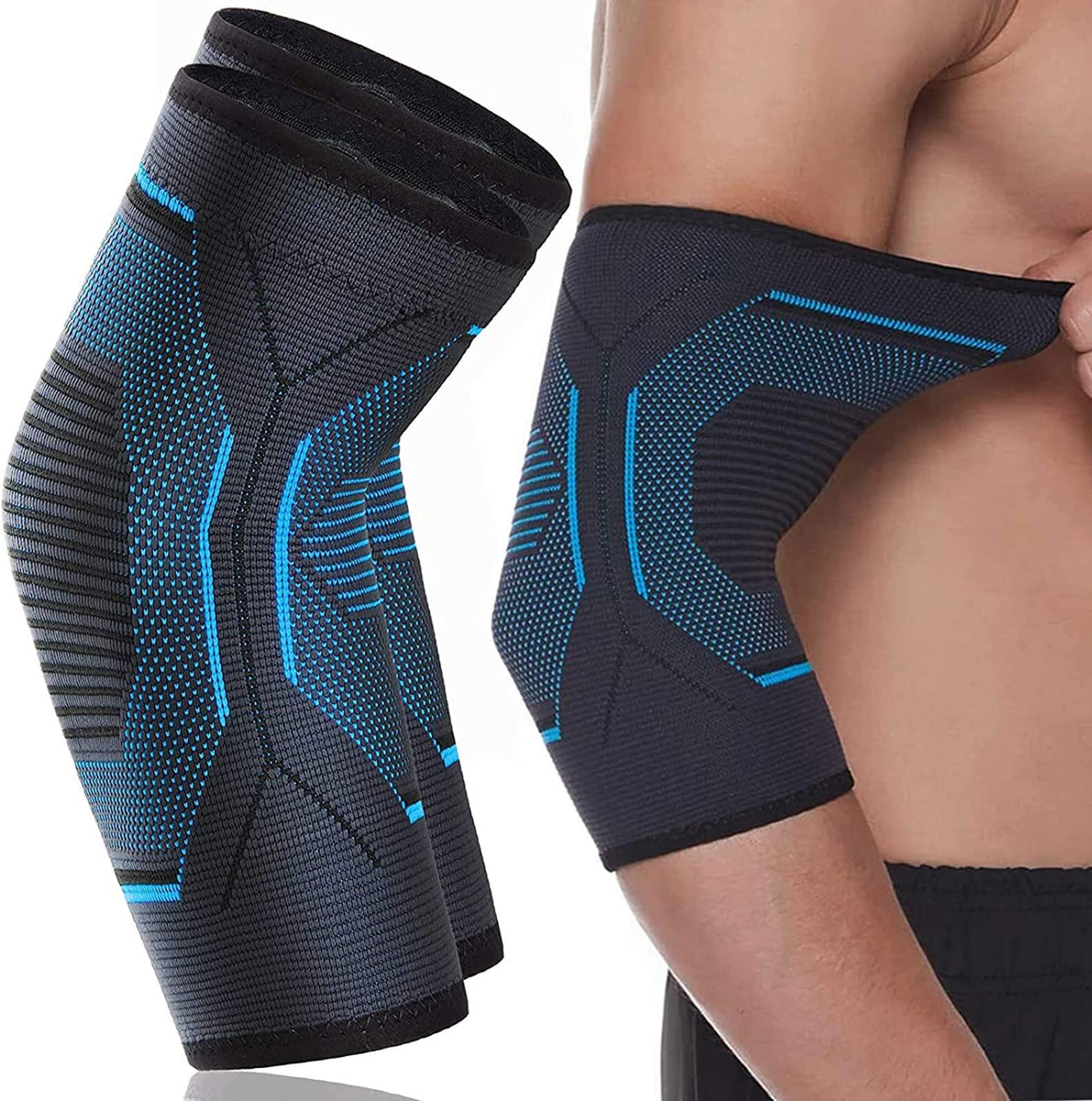 Elbow Compression Sleeve Elbow Brace for Tendonitis Weightlifting Workout