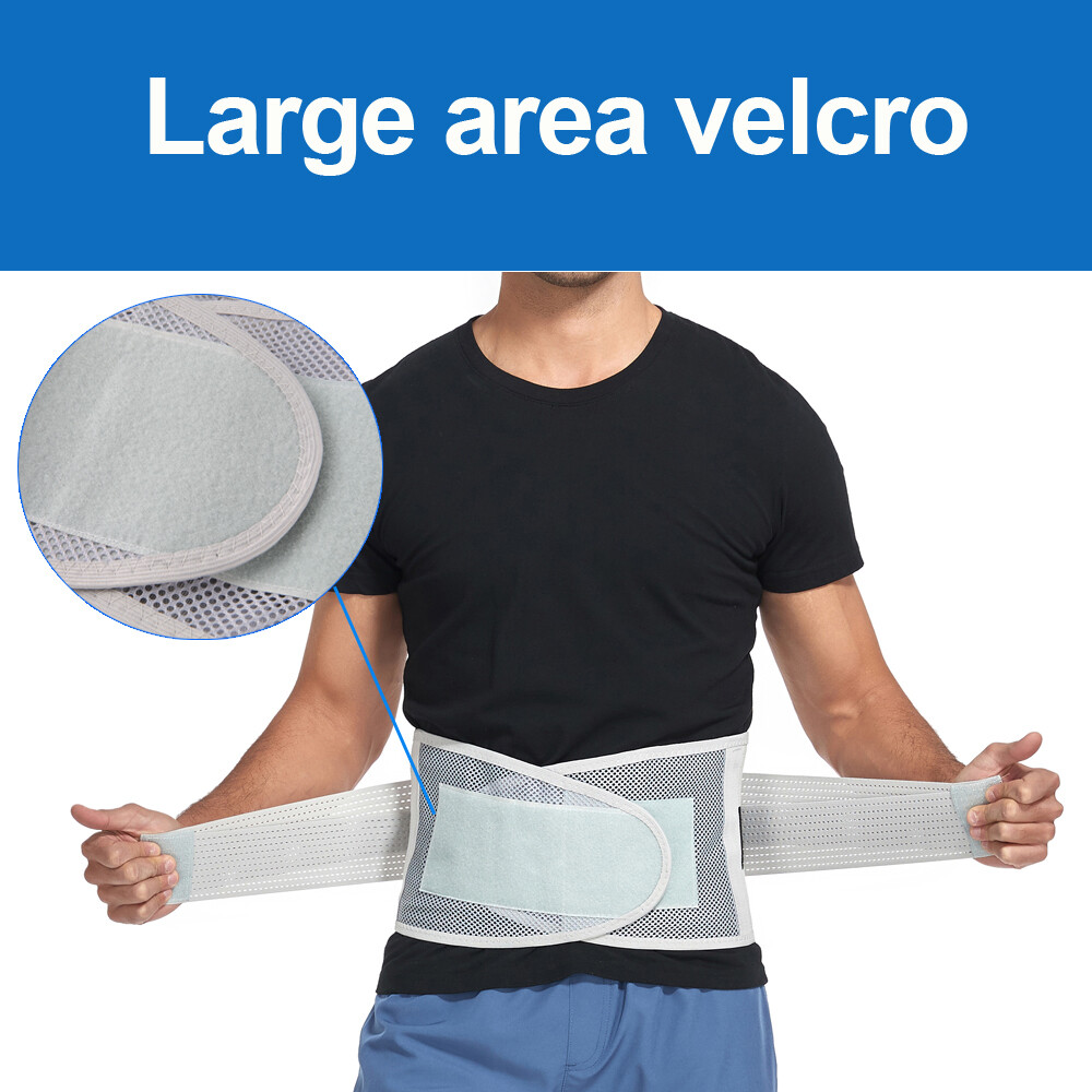 Lower Back Brace Adjustable Lumbar Support Belt Sciatica Pain Relief Women Men