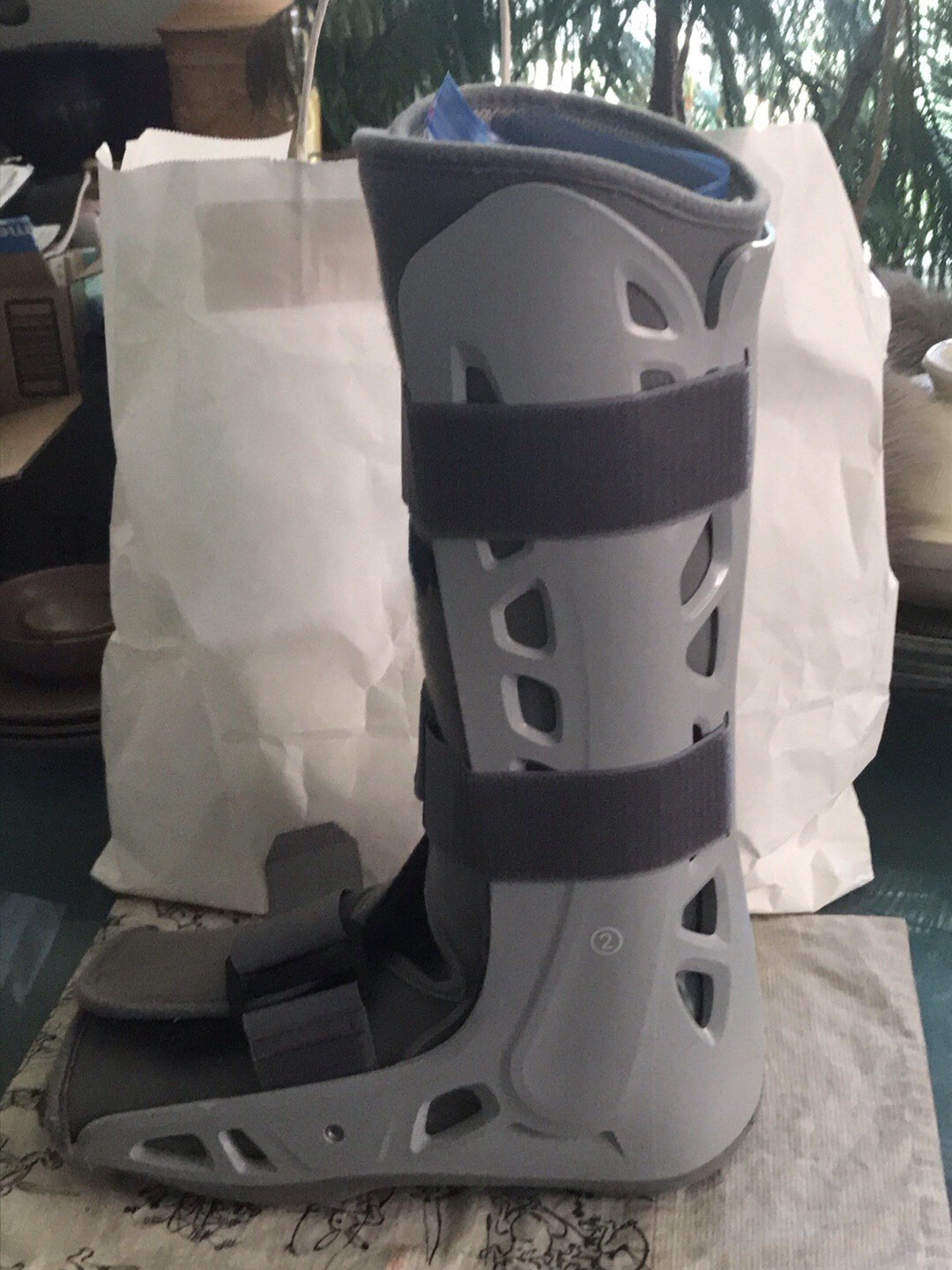 Don Joy Medical Walking Boot with Adjustable Straps And Achilles Tendon Insert