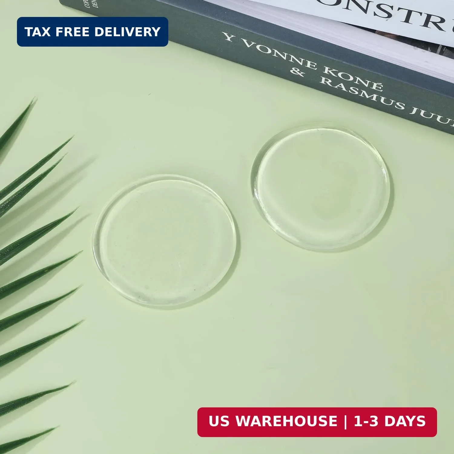 8 Pcs Prosthetic Liner Patches, 2.6Inch Amputee Leg Gel Pads Reusable Prosthetic
