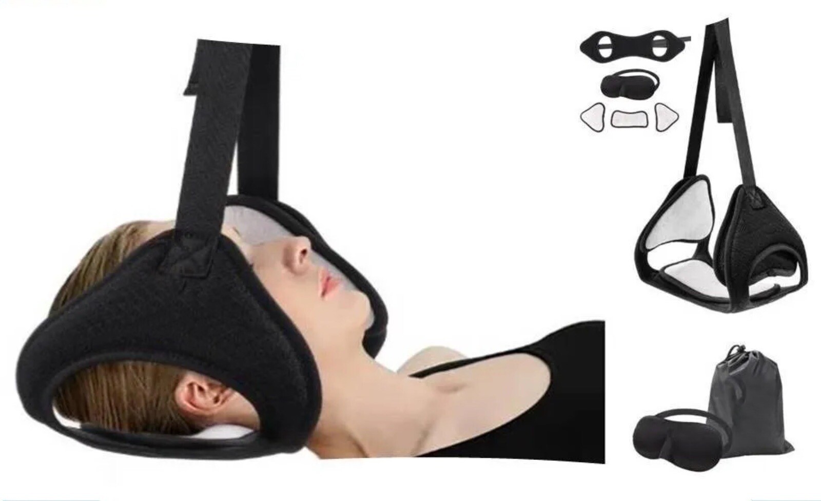Head Hammock for Neck & Shoulder Pain Cervical Stretcher, Portable