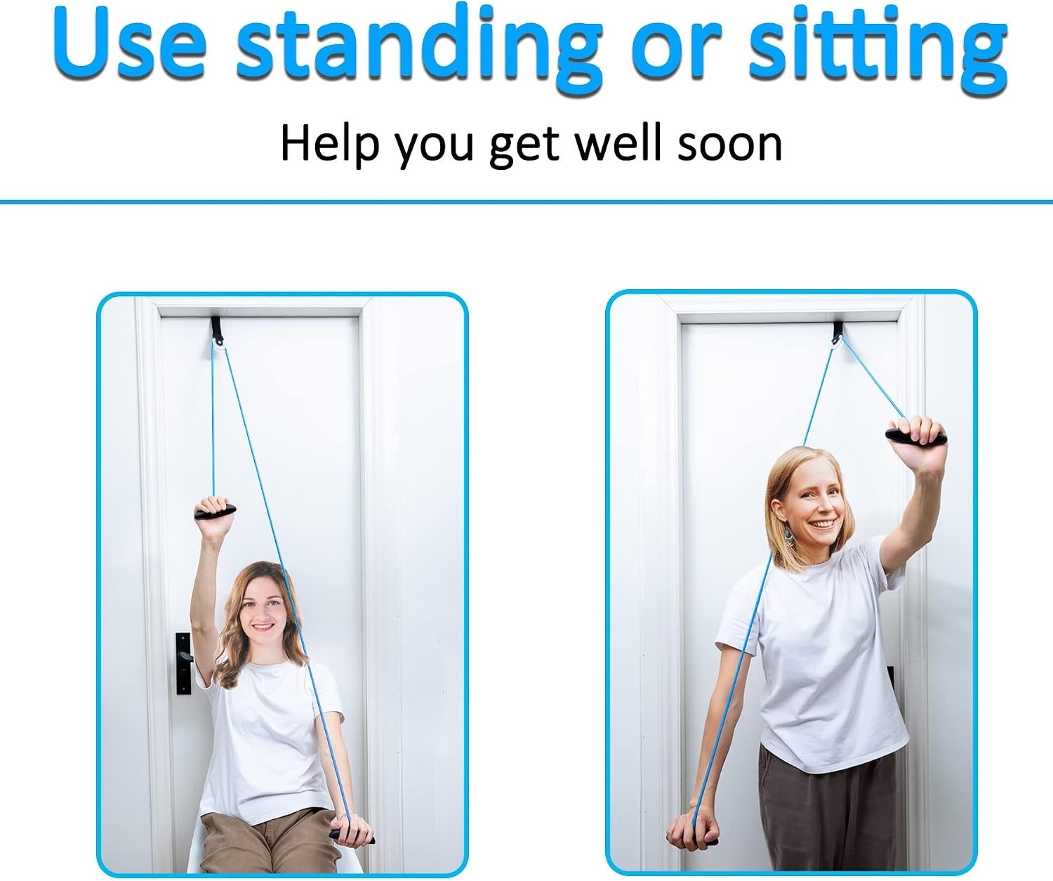 No Assembly Required Shoulder Pulley for Alleviating Pain & Enhancing Mobility