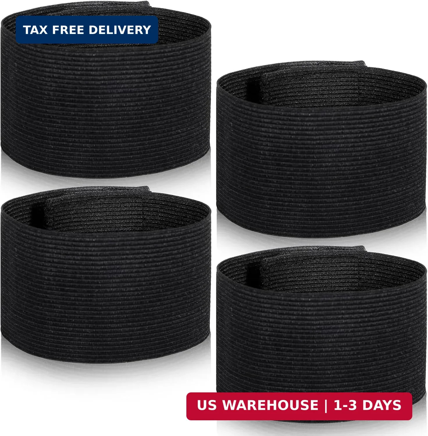 Black Boot Straps, 4 PCS Elastic Polyester Ankle Straps for Cowboy Boots, Elasti