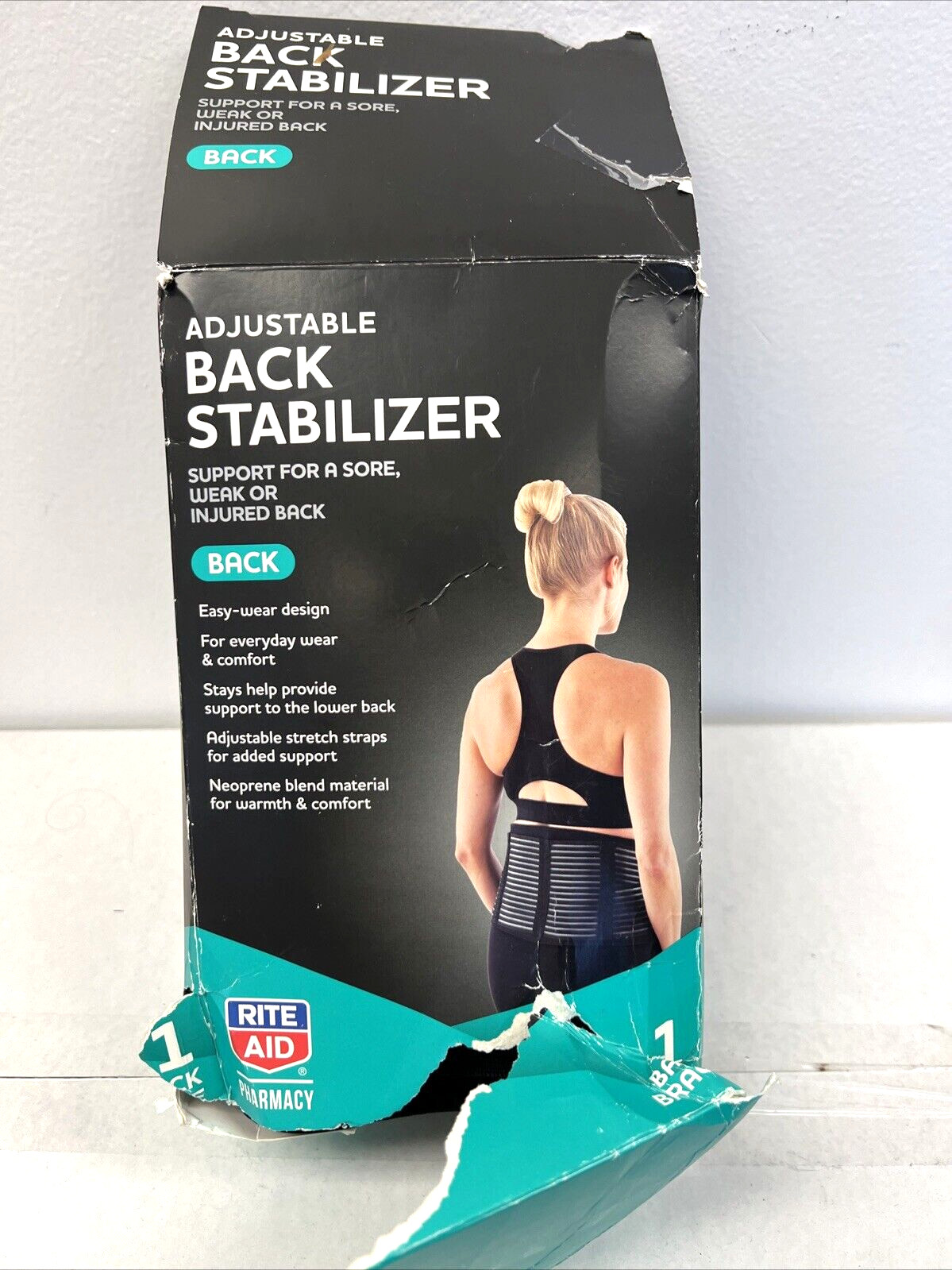 Adjustable Back Stabilizer Rite Aid One Size fits most