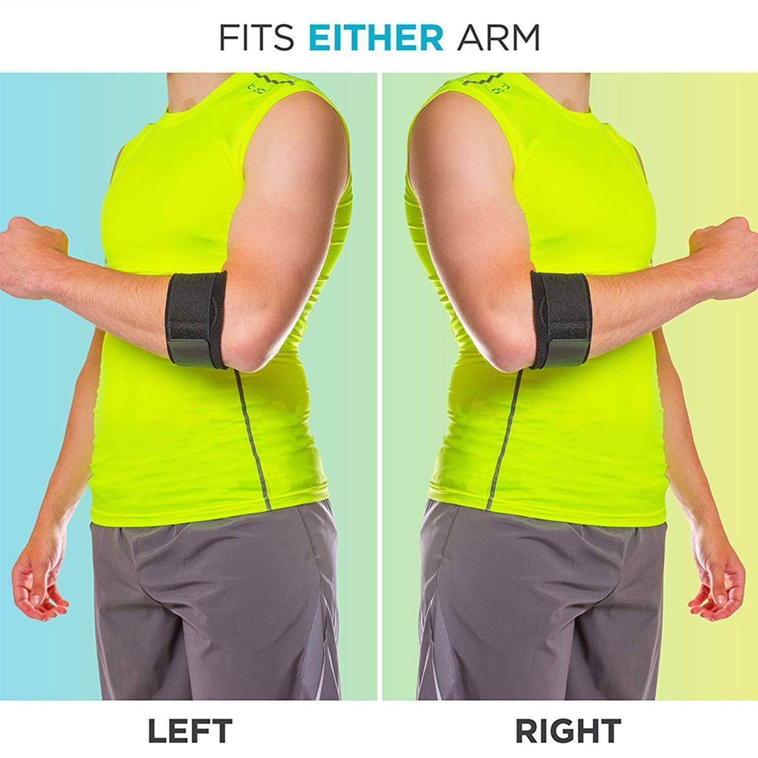Elbow Brace Strap Tendinitis Golf Tennis Arthritis Pain Relief Pad Support