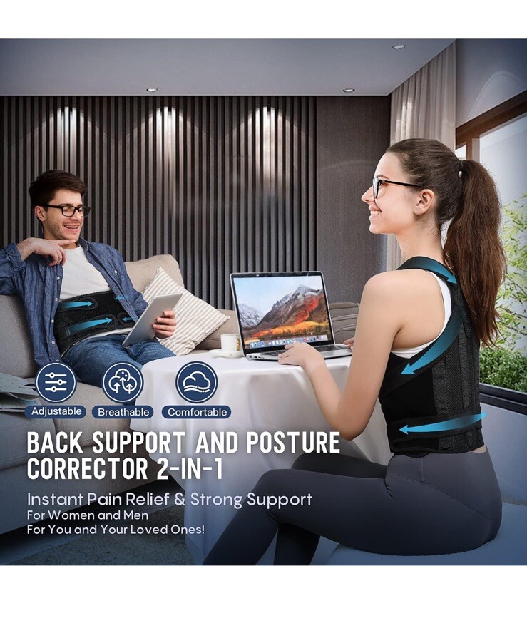Suptrust Back brace Posture Corrector Size M