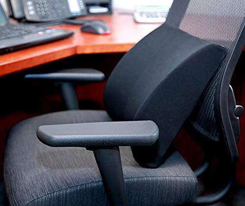 Lumbar Support Pillow For Chair Comfort Version Memory Foam Back Office And Car-