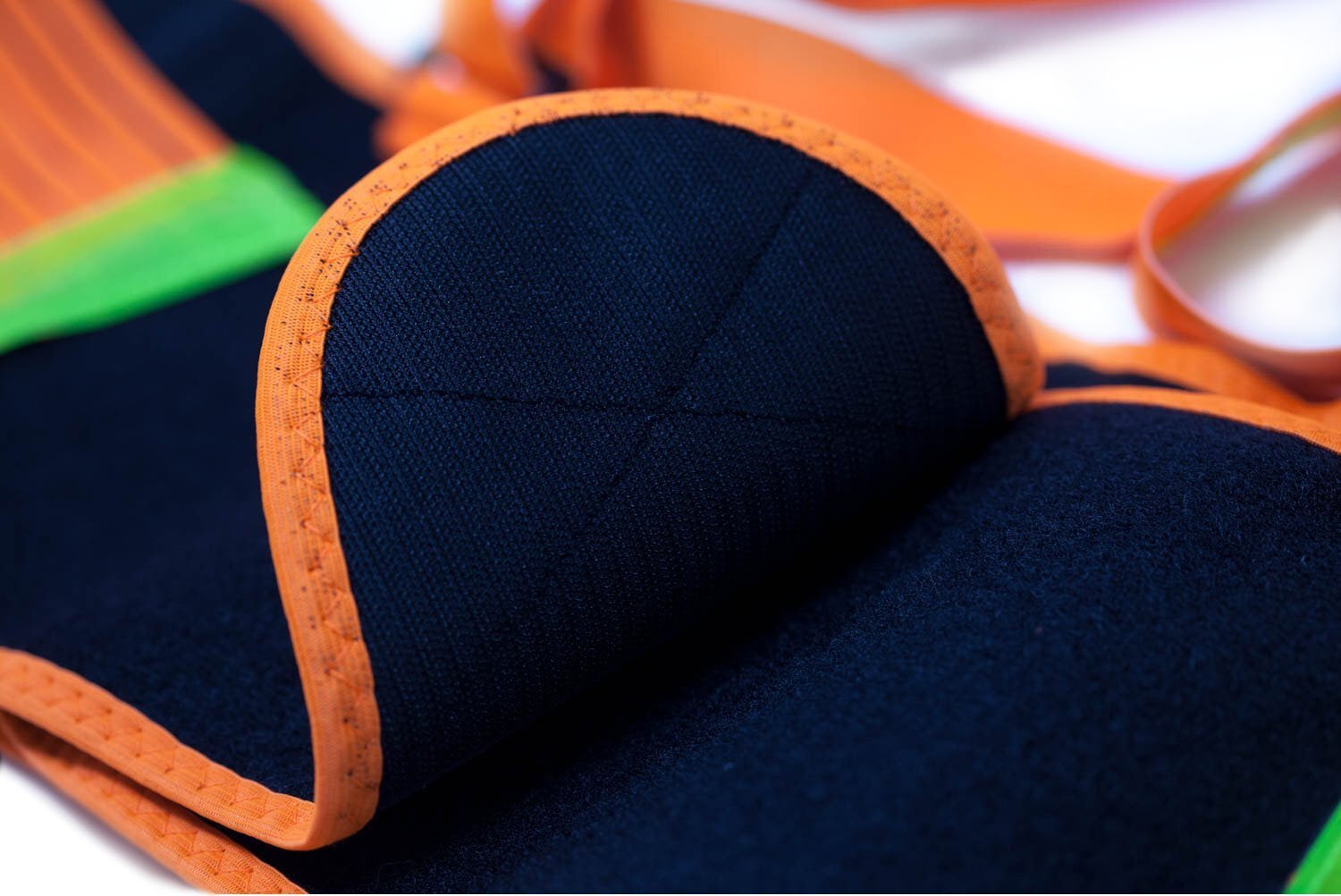 Lifting Support Weight Belt, Reflective Lower Back Brace, Orange (Pack of 1)