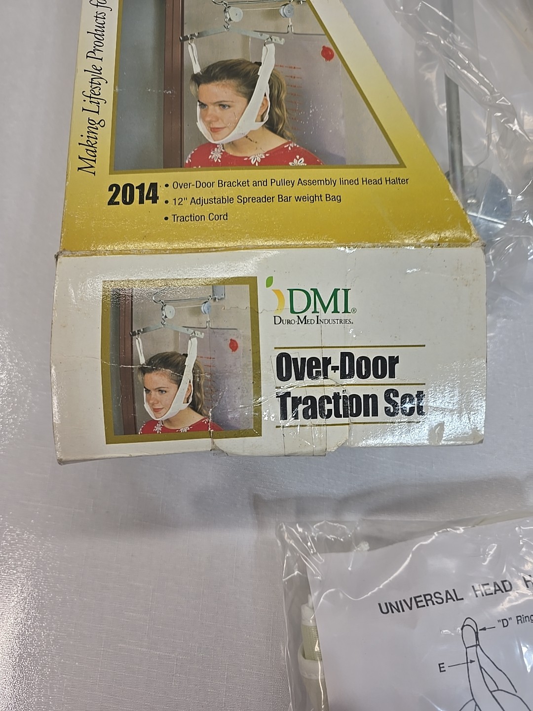 DMI Over The Door Traction Set Posture Corrector & Cervical Neck Traction *READ