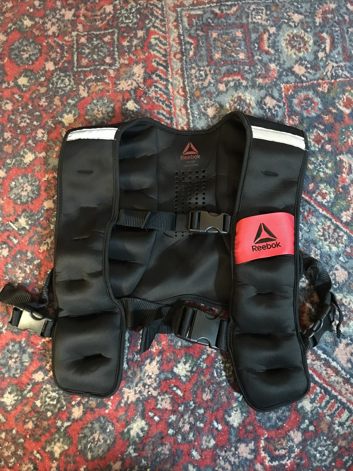 Weighted Vest, Reebok, 12 Lb., One Size, Adjustable, Used