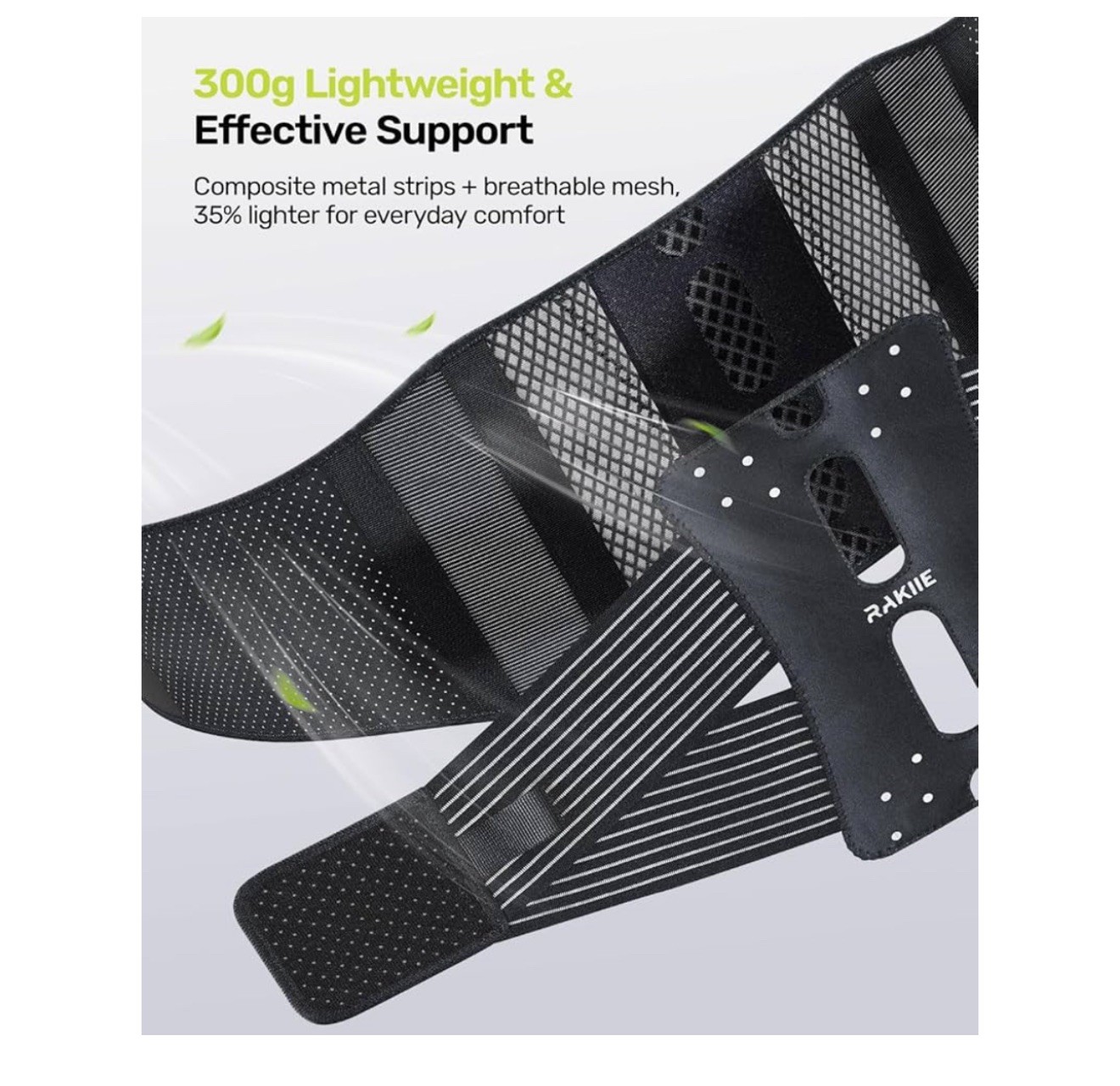 Thin Back Brace 6X Metal Lower Back for Men Women Lightweight Lumbar with 3D …