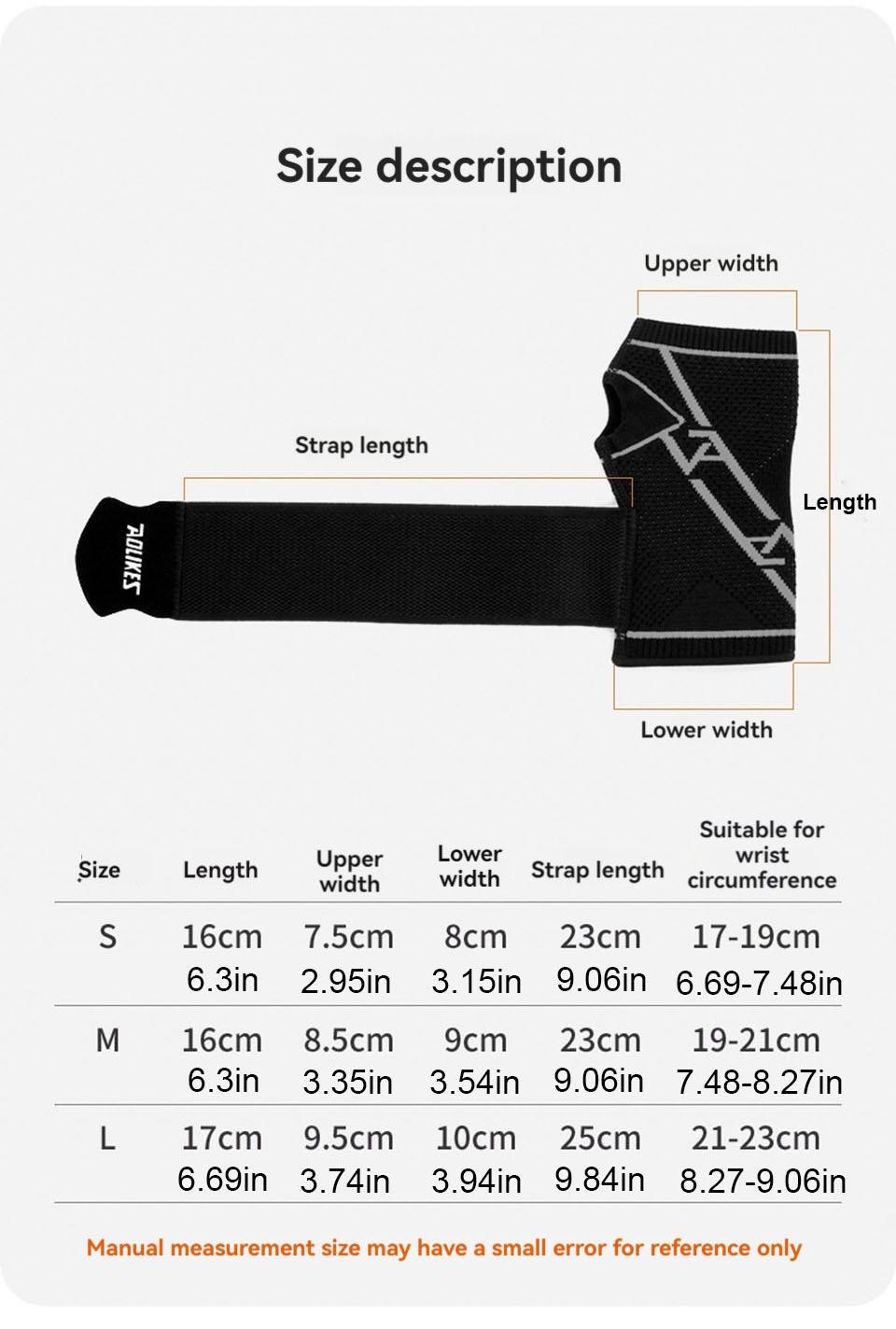 Aolikes 1pc Wrist Guard Support Arthritis Gloves Sprain Band Elastic Bandage Wri
