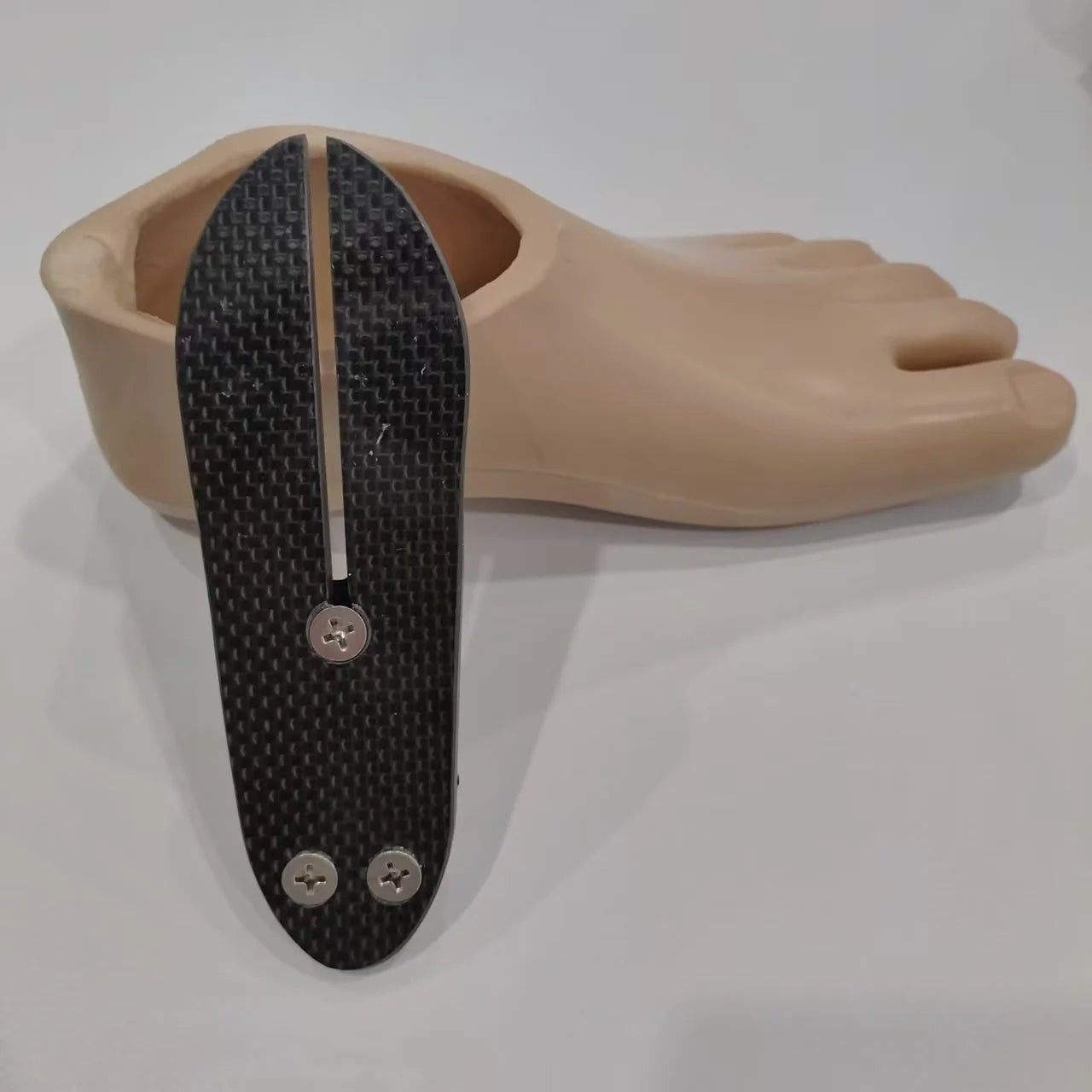 Lower ankle carbon fiber foot of prosthetic parts artificial limbsfor children