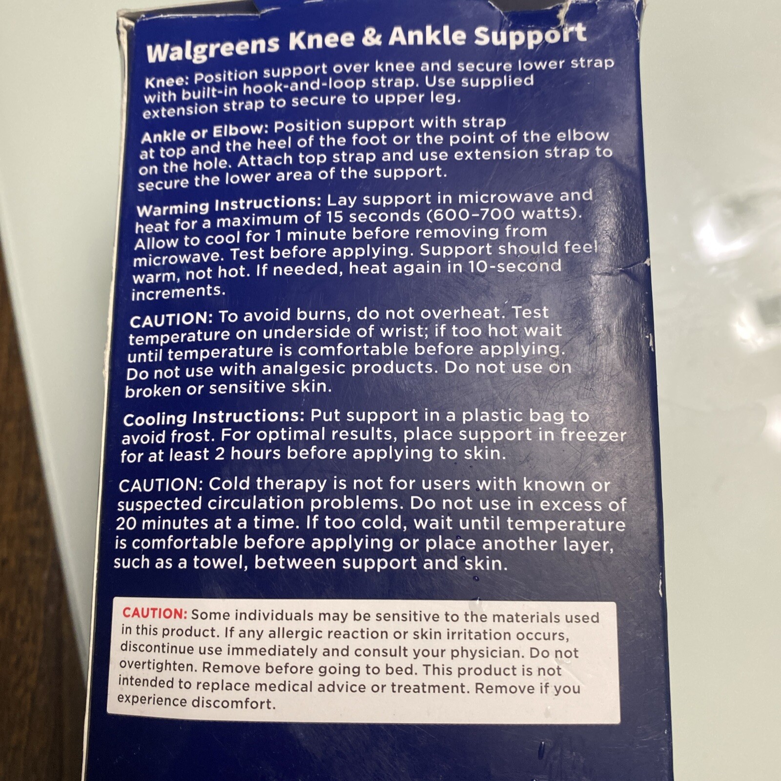 Walgreens Knee & Ankle Support