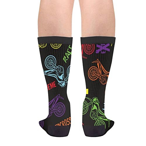 Sigouyinei Casual Funny Funky Novelty Socks For Men Women 1 Black and White2