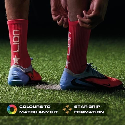 Football Grip Socks For Men/Women/Kids – Variety Of Colours To Large Aqua