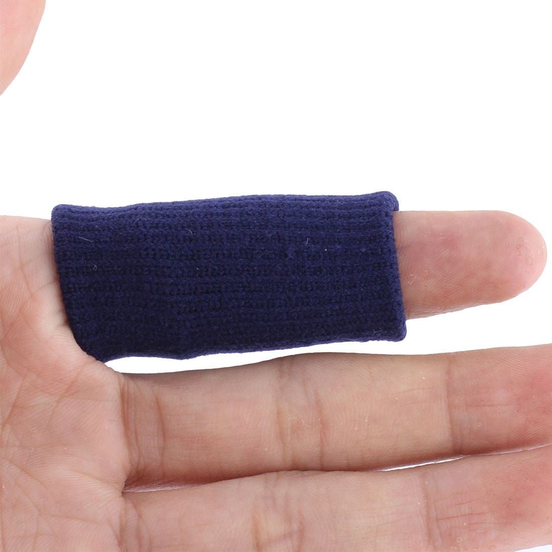 Sport Volleyball Stretchy Finger Brace Protector Sleeve Guard Support Black