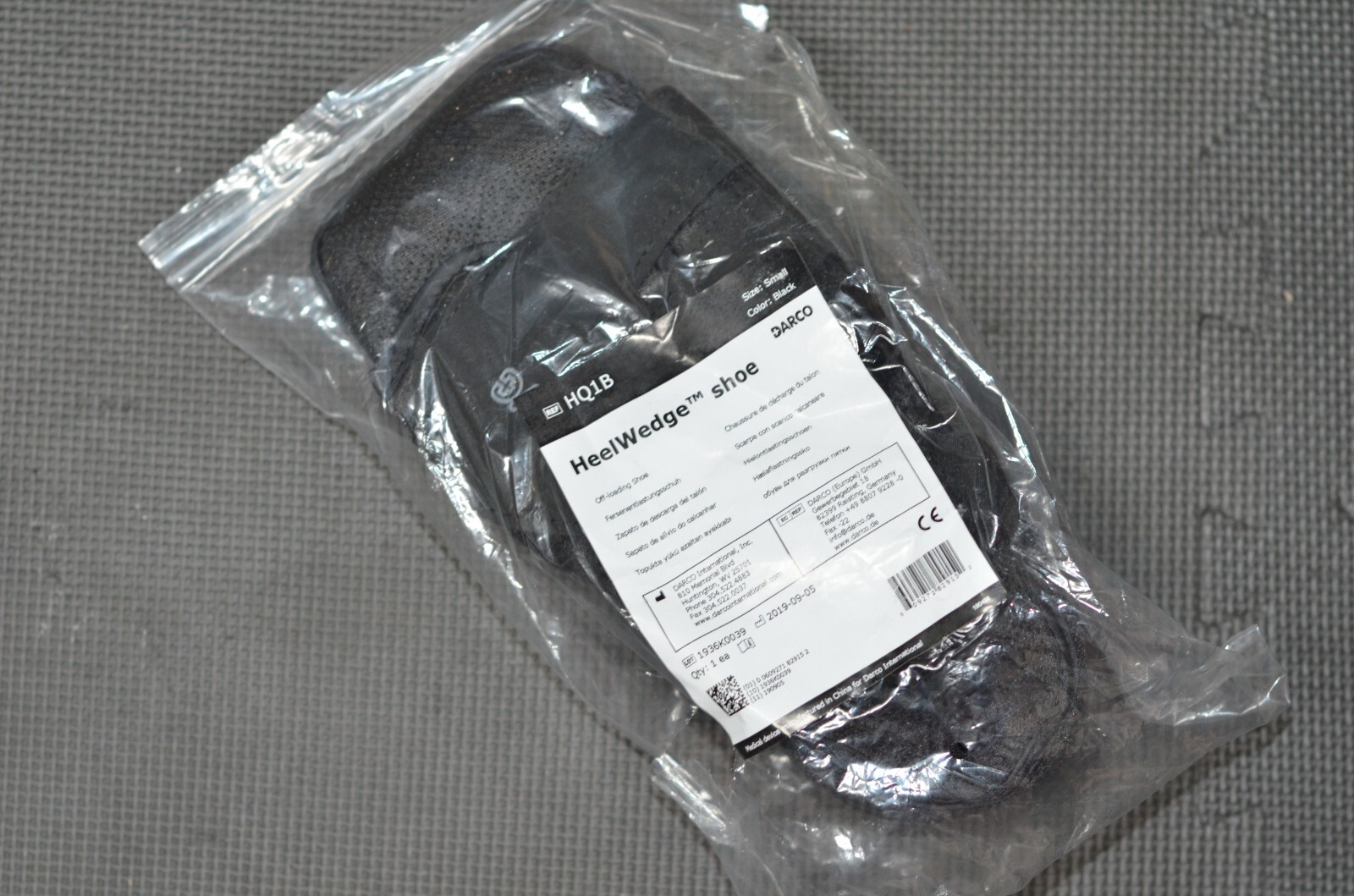 DARCO Heel Wedge | Heel Offloading Shoe | Ortho Shoe Size Small HQ1B