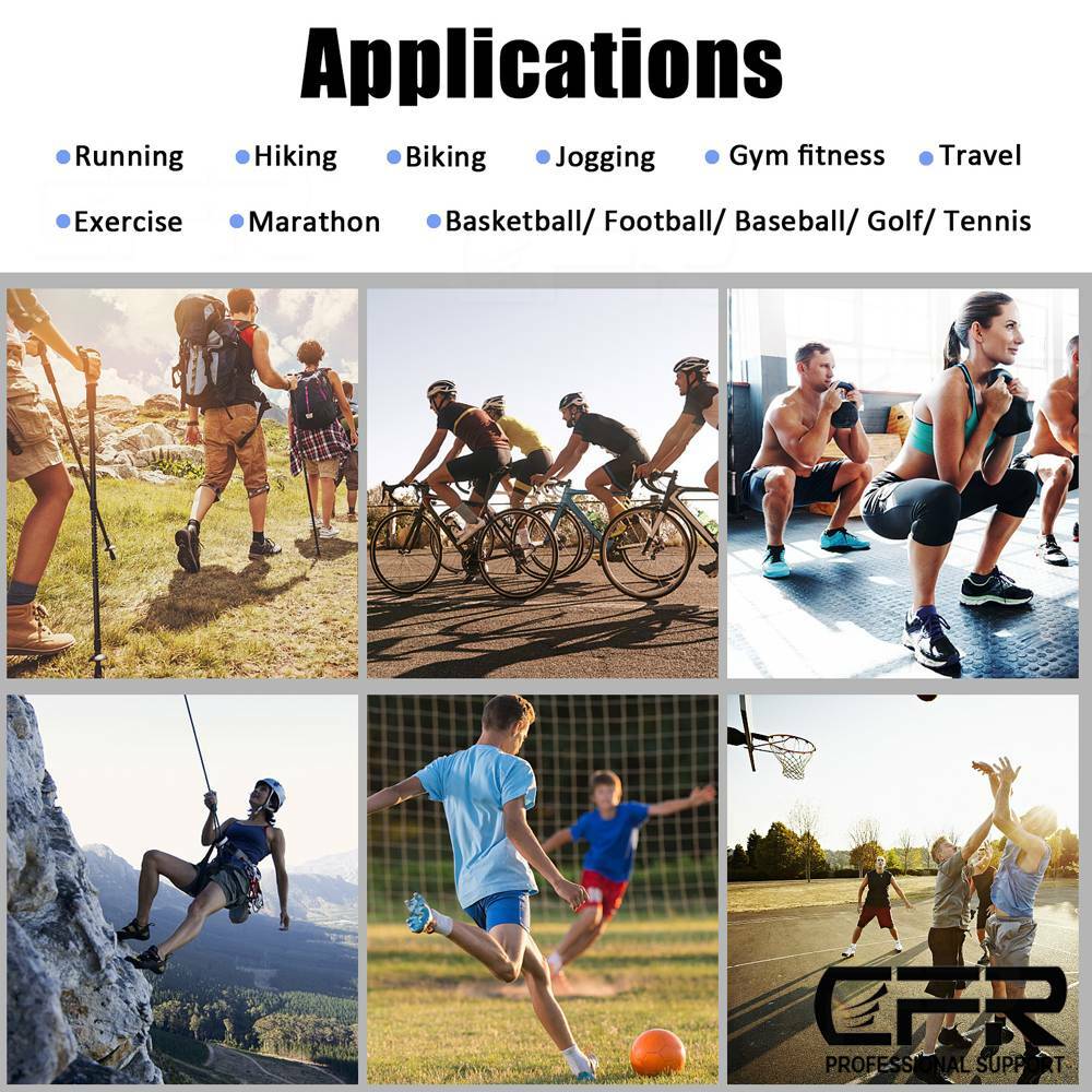 Compression Socks Knee High Support Stockings Leg Thigh Sleeve Running Men Women