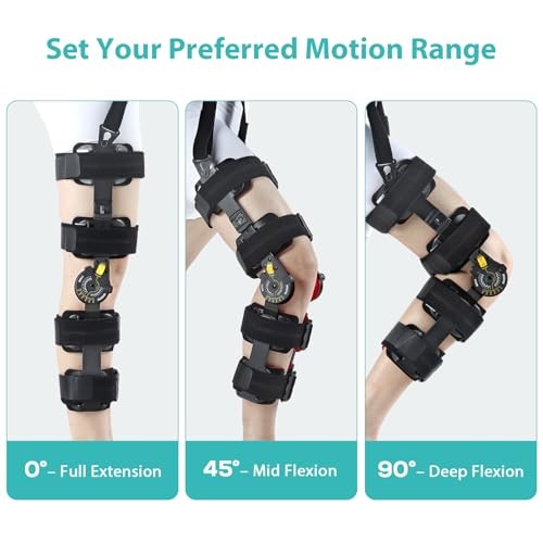 Gambo Post Op ROM Hinged Knee Brace ACL MCL PCL