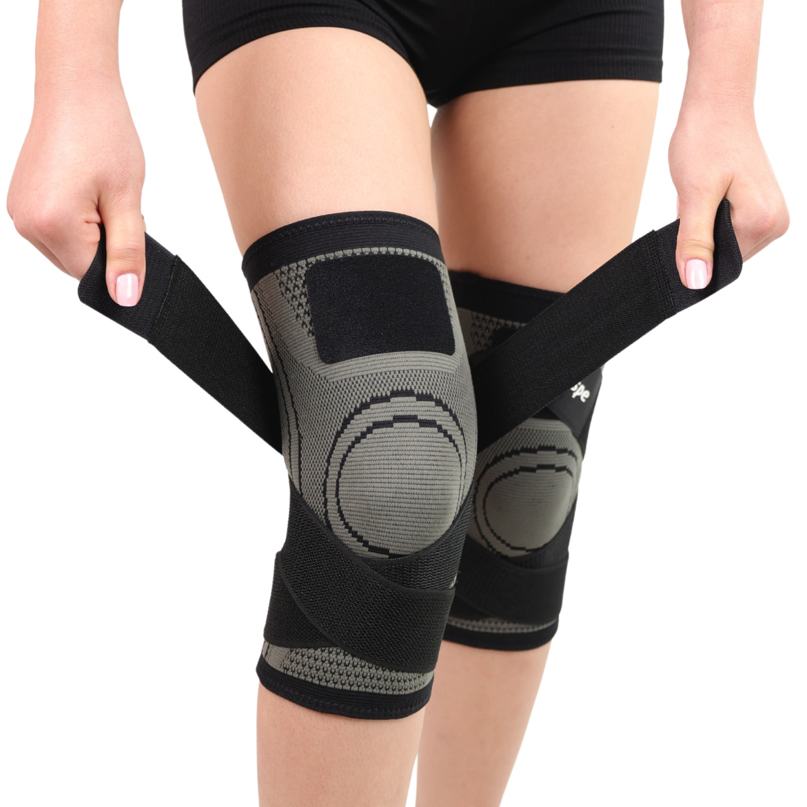 Caspe Knee Brace Sleeve Patella Support Stabilizer Sport Joint Arthritis Relief