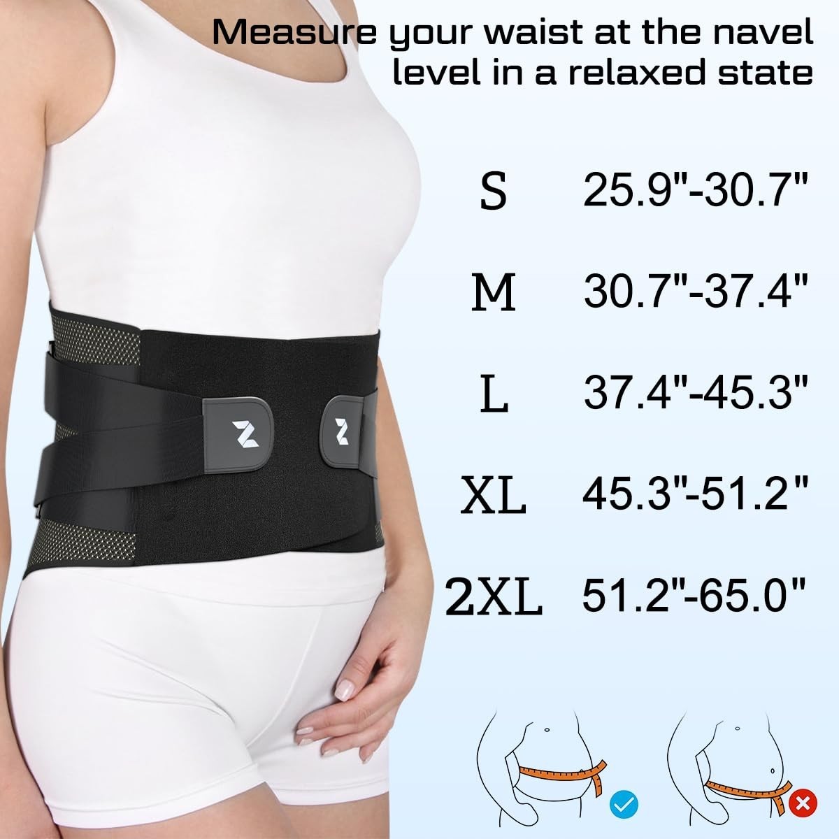 NEENCA Lower Back Brace Lower Back Pain Relief, Medical Grade Lumbar Support