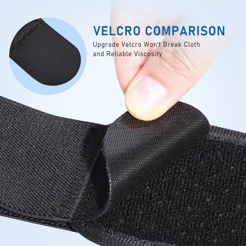 Laway Hernia Belt for Men & Women – 2 Removable Compression Pads for Large