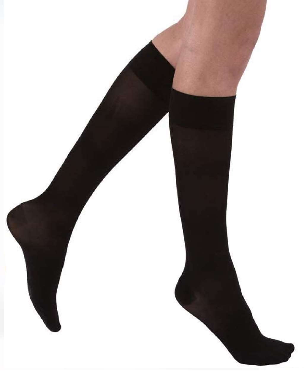 JOBST UltraSheer Knee High Closed Toe 15-20mmHg (Classic Black) Large