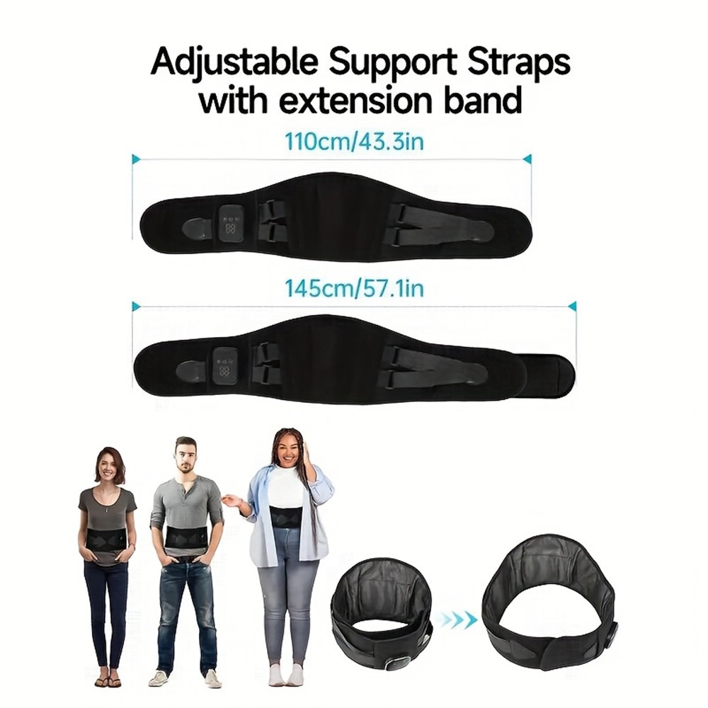 Heated Lower Back Brace for Back Pain Relief, Back Belt with Heating