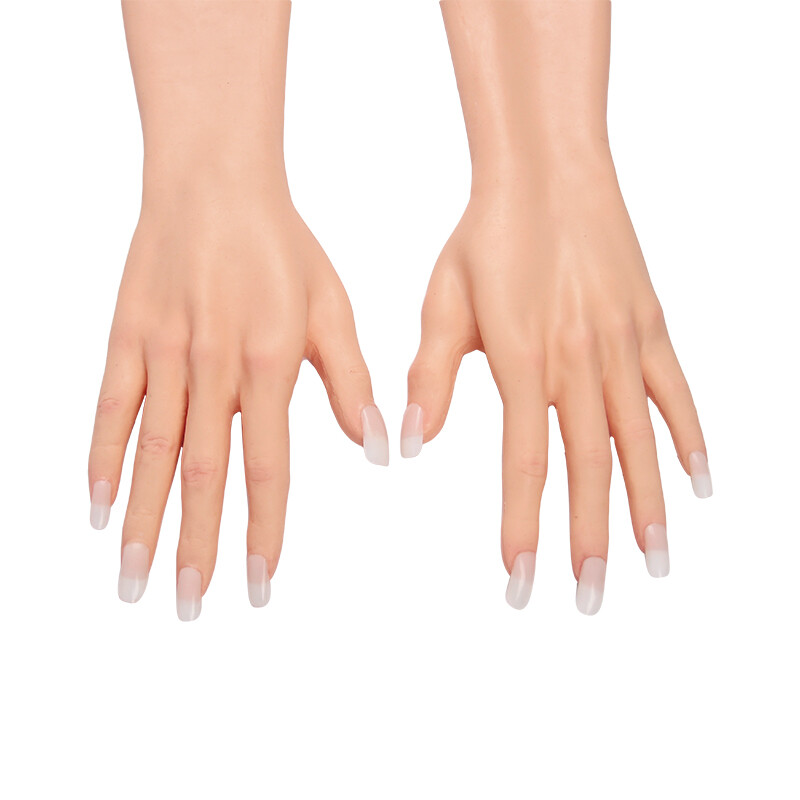 KnowU Silicone Hand Sleeve Highly Simulated Skin Cover Scars Jewelry Display
