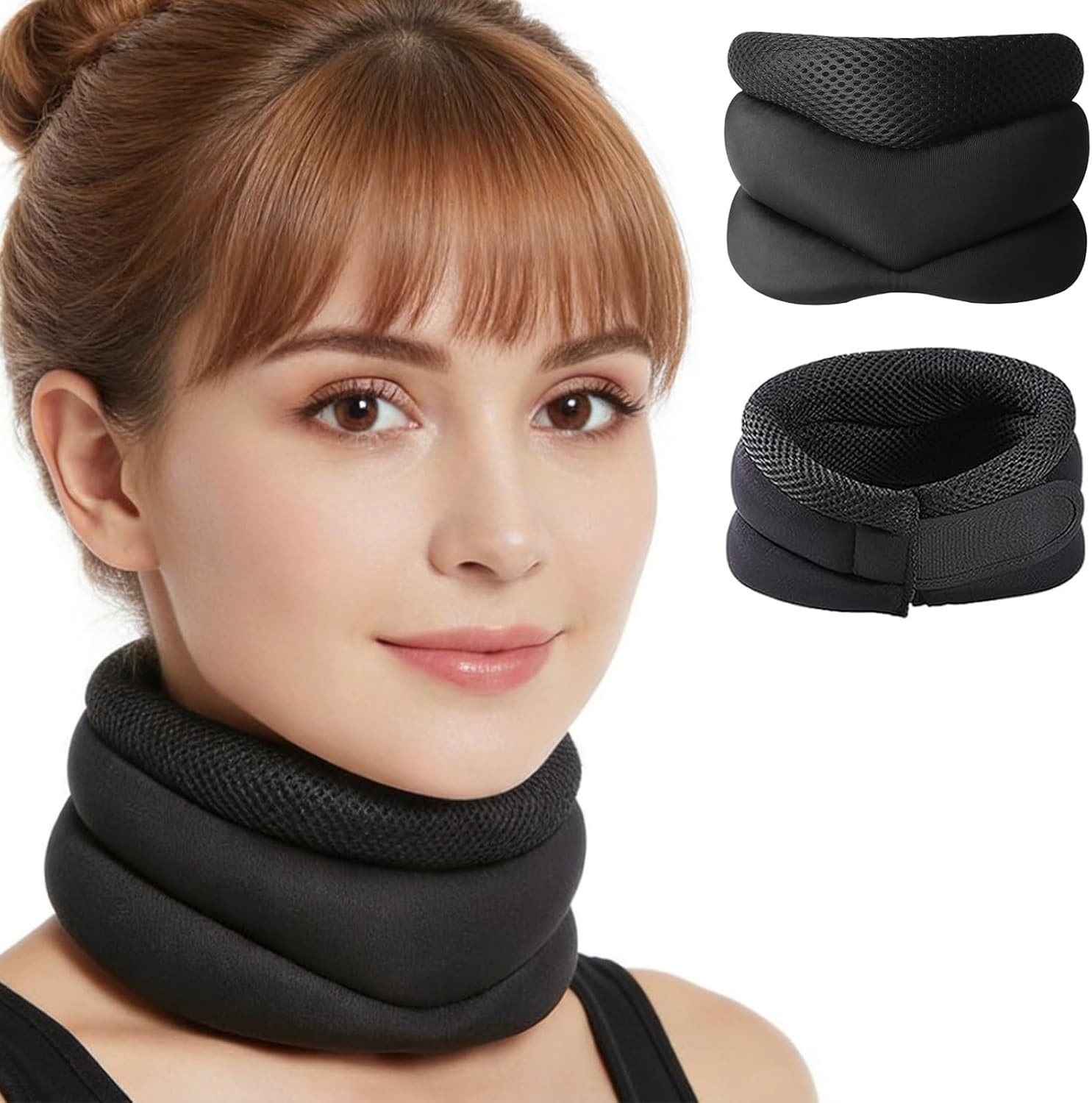 Neck Support Strap Cervical Collar Relieves Pain Spine Pressure for Women Men