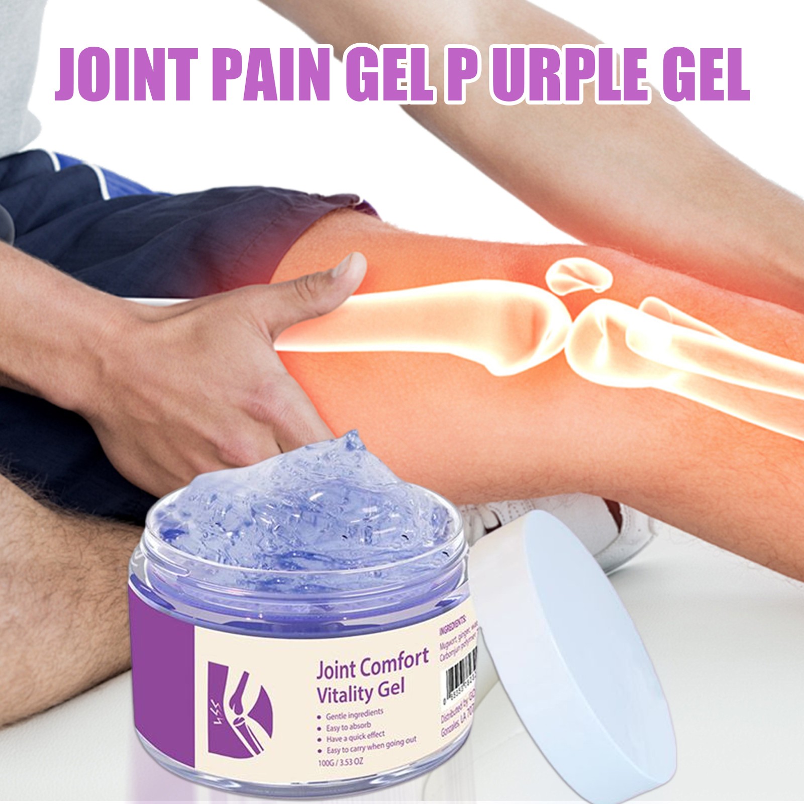 100g Soothing Joint Pain Gel for Massage Gel Relief Shoulder Knee Back Muscle