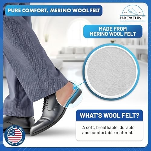 Heel Lifts for Men & Women – 9/16″ Height, 2.5″ Width (Pack of 3) – Supportive S
