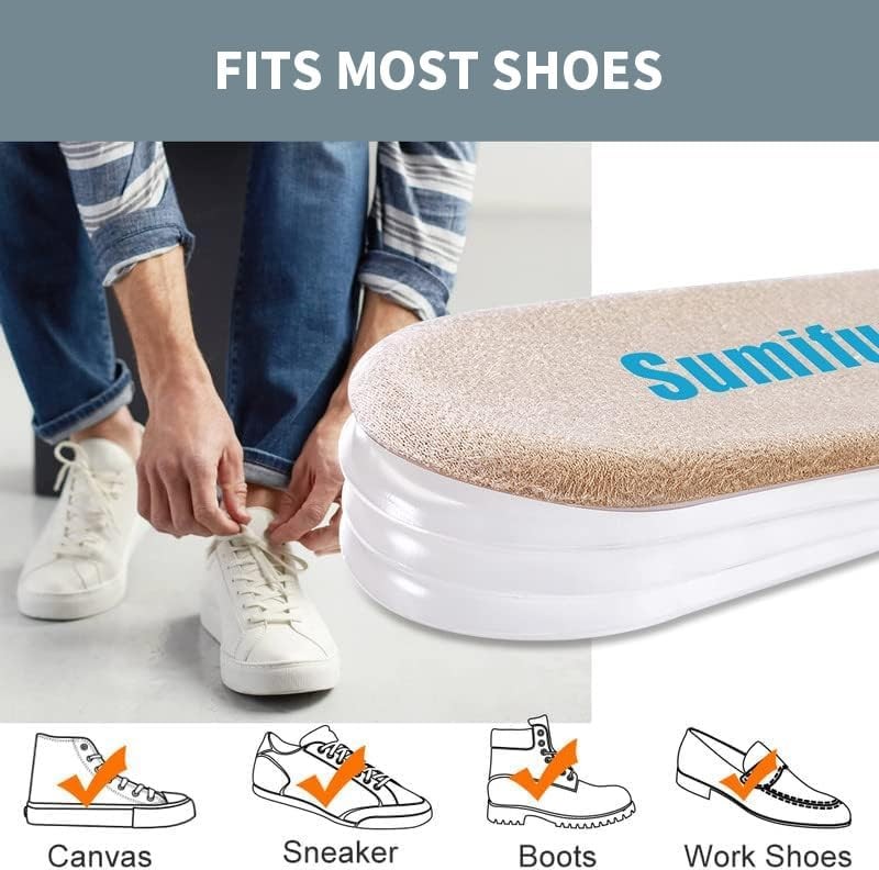 Sumifun Adjustable Gel Heel Lifts – 4-Layer Orthopedic Inserts for Leg Discrep