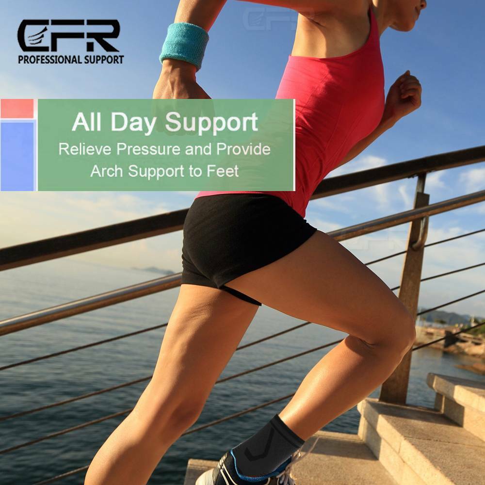 Ankle Brace Support Achilles Tendon Wrap Sleeve Socks Adjustable Arch Tendinitis