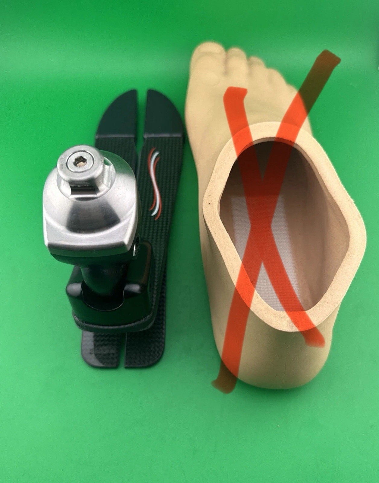 Freedom Kinterra Hydraulic Ankle Prosthetic Foot. Sz 27, Category 3 Right. Mint