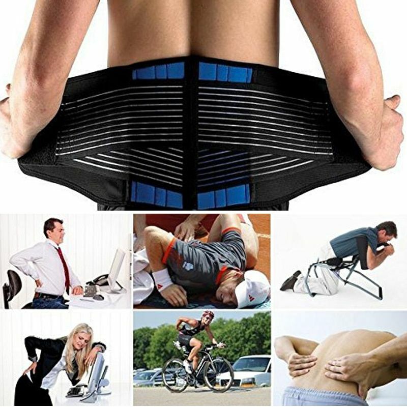 Waist Pain Relief Belt Neoprene Lumbar Spine Support Bone Care Trimmer Unisex