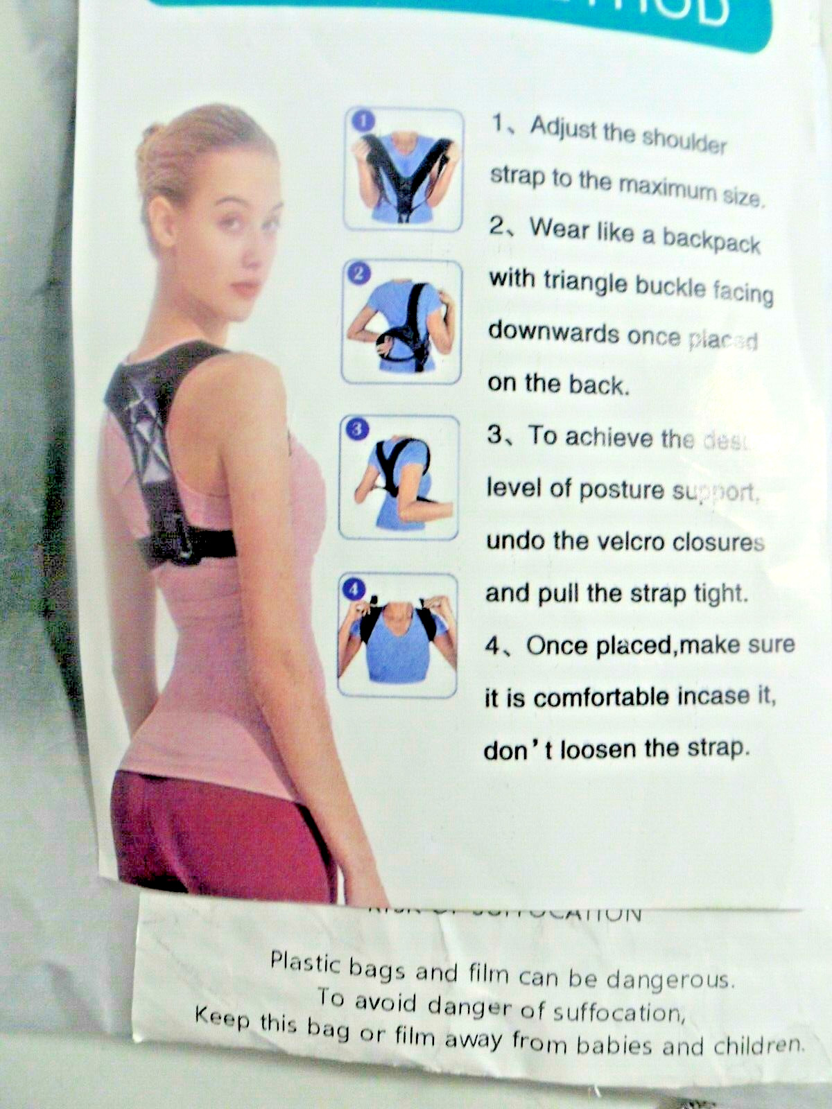 Posture Corrector Back Brace Mens & Womens Back Brace Adjustable