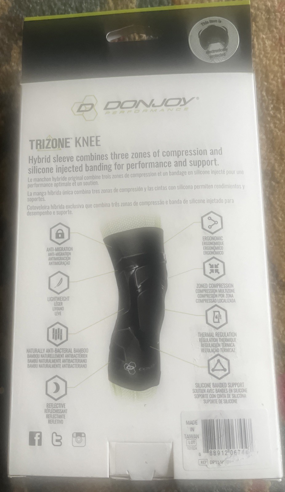 DonJoy Performance TriZone Knee Support Sleeve