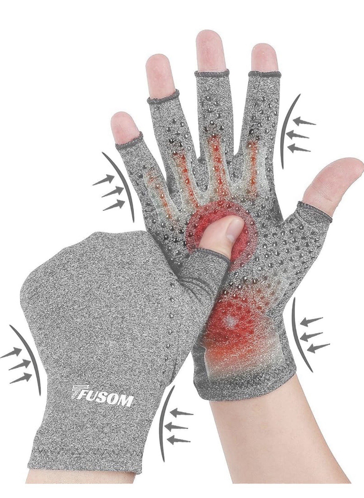 Arthritis Gloves Compression Pain Relief Hand Wrist Support Brace Antislip