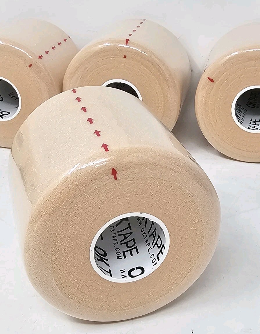 OK Tape-8 Rolls Underwarp Foam Warp 2.75”x30 Yards Non Adhesive PU Sponge BEIGE